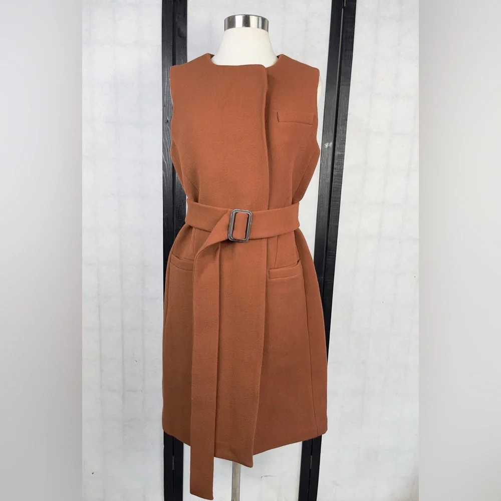 J. Crew Rust Sleeveless Mini Dress - Picture 2 of 9
